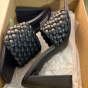 Steve Madden Woven Heeled Sandals